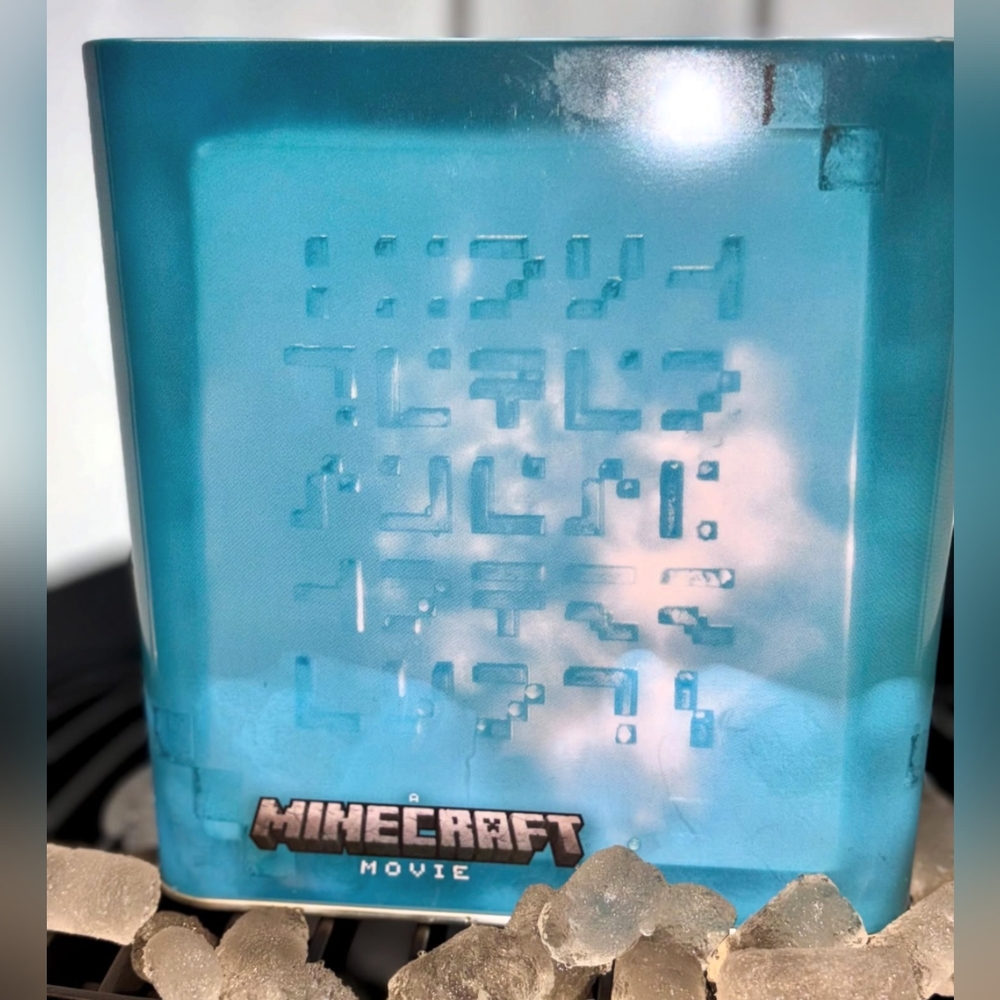 AMC Minecraft Movie  Orb of Dominance Popcorn Bucket Tin 64oz